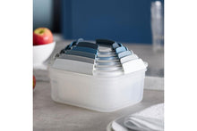 Load image into Gallery viewer, 5pc Joseph Joseph Editions Nest Lock Compact Storage Food Container Lunch Box