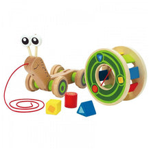 Load image into Gallery viewer, Hape Walk-A-Long Snail