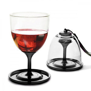 Porta-Travel, Black, 2pk Wine Glass Set