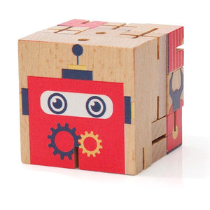 Transform It Wooden Puzzle Characters