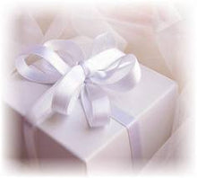 Load image into Gallery viewer, GIFT WRAPPING White with Silver Swirls