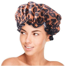 Load image into Gallery viewer, ISGIFT FULLY LINED SHOWER CAP Snake Print