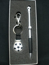 Load image into Gallery viewer, Soccer Pen &amp; Keyring set