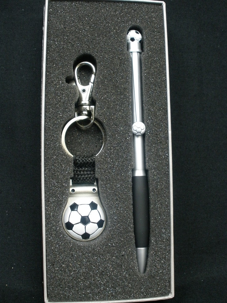 Soccer Pen & Keyring set