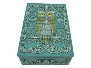OWL OF WISDOM TRINKET, TAROT BOX
