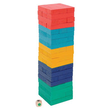 Load image into Gallery viewer, Classic Tumbling Tower Coloured - Wooden