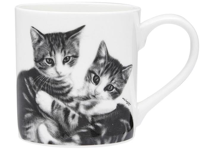 Feline Friends Cuddling Kittens City Mug by Ashdene