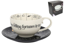 Load image into Gallery viewer, Fortune Telling Tea Cup  &amp; Saucer