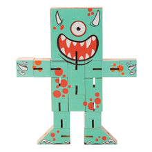Load image into Gallery viewer, Transform It Wooden Puzzle Characters