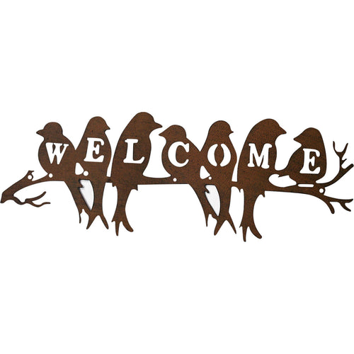 Welcome Birds Sign