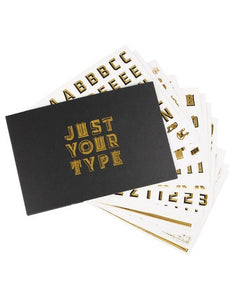 Just Your Type Phone & Tablet Stickers